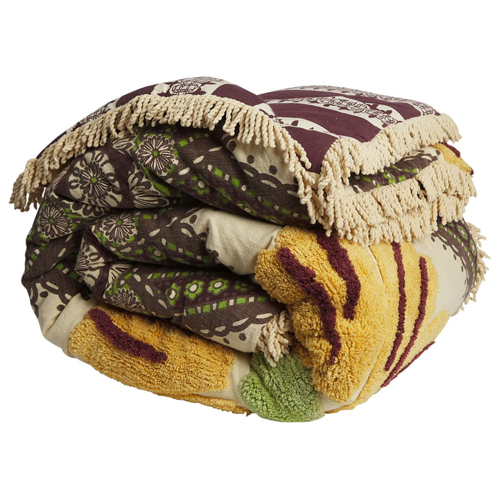 Renee Tufted Bedcover - Sage