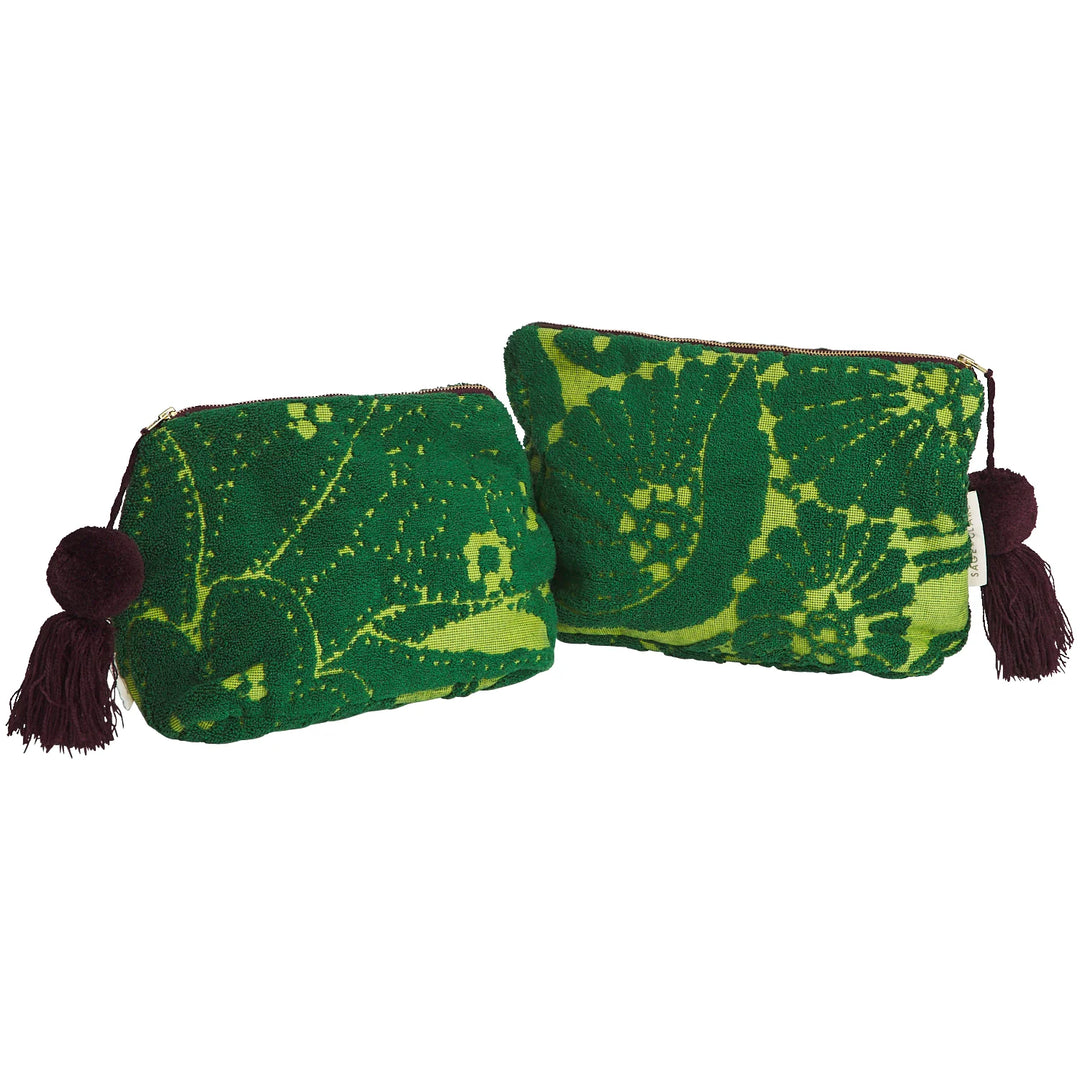 Lucia Terry Pouch - Kelp Small