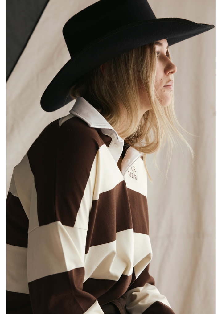 FAR MER Choc/Cream Jersey