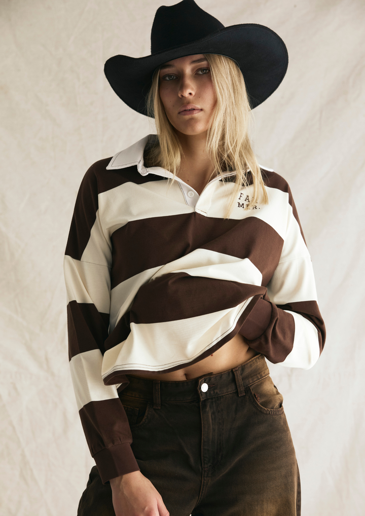 FAR MER Choc/Cream Jersey