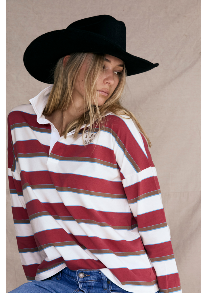 FAR MER Jersey Red/White