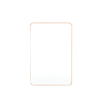 Simplicity Oak Rectangle Mirror