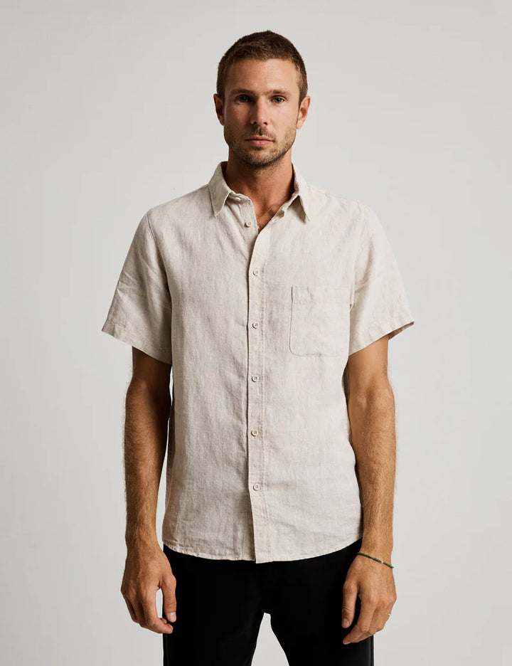 Linen SS Shirt - Natural