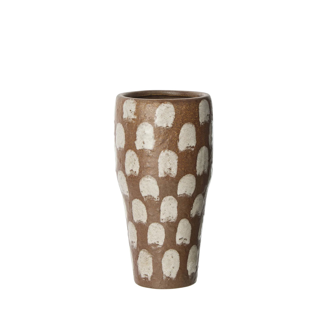 Soren Dab Vase Brown