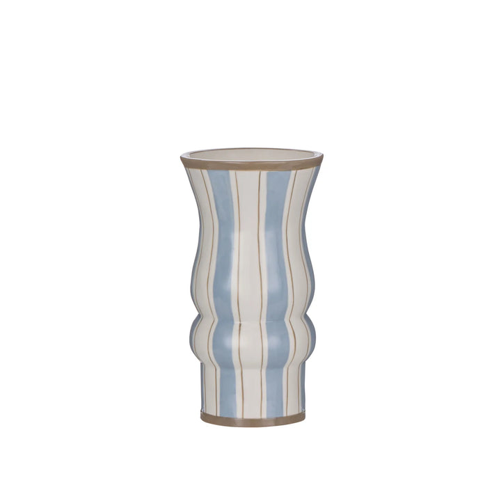 Emporium Thea Vase Large Blue & Brown