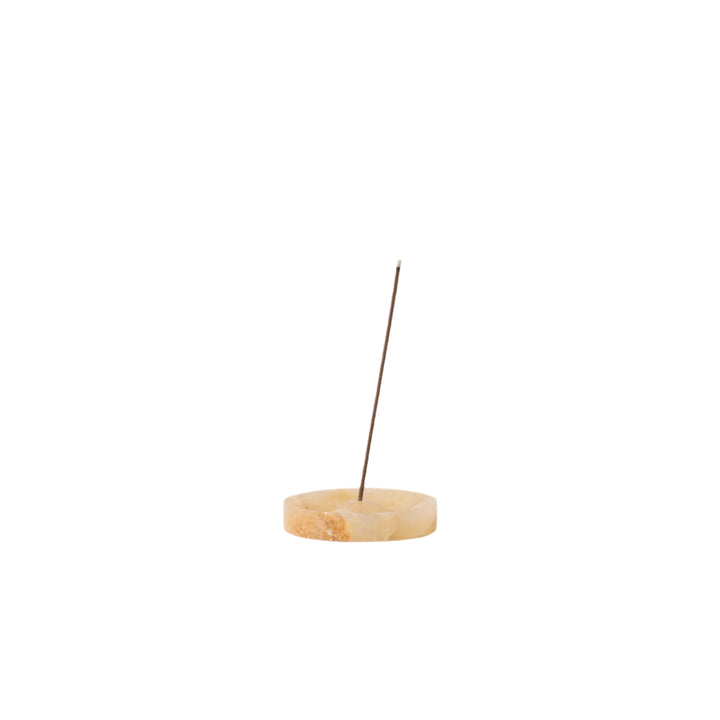 Oriana Onyx Round incense holder