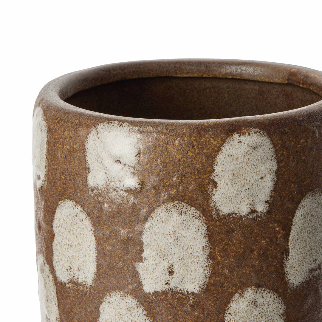 Soren Dab Vase Brown