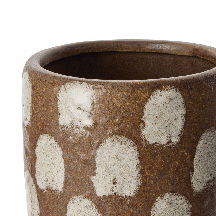 Soren Dab Vase Brown