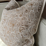 Autumn Haven Cushion - Blooming Flowers Brown