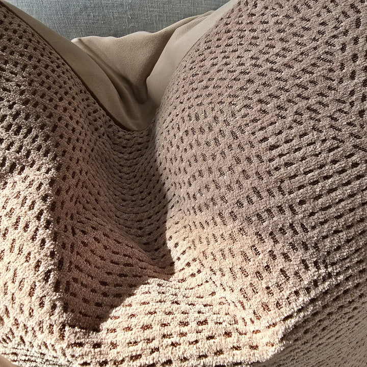 Ada Cushion - Dotted Brown