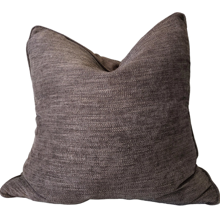 Riley Cushion 55cm Square - Muse Chocolate - Feather Filled