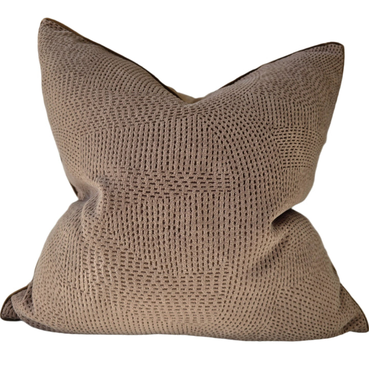 Ada Cushion - Dotted Brown