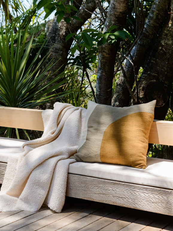 Boucle Wool Throw - Natural