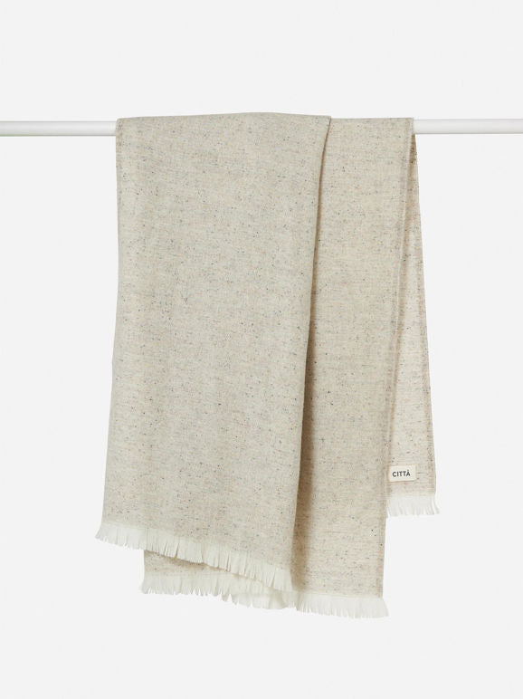 Bach Wool Blanket - Natural/Vanilla