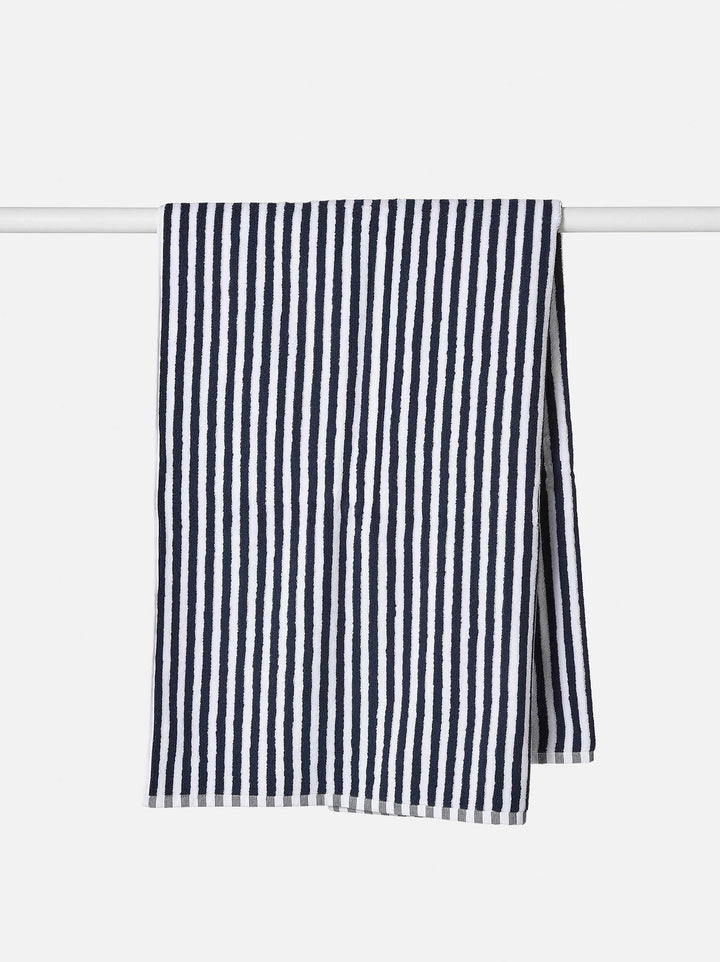 Wide Stripe Cotton Bath Towel Range