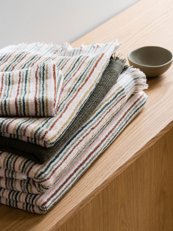 Citta Alice Towel Range in Moss/Multi