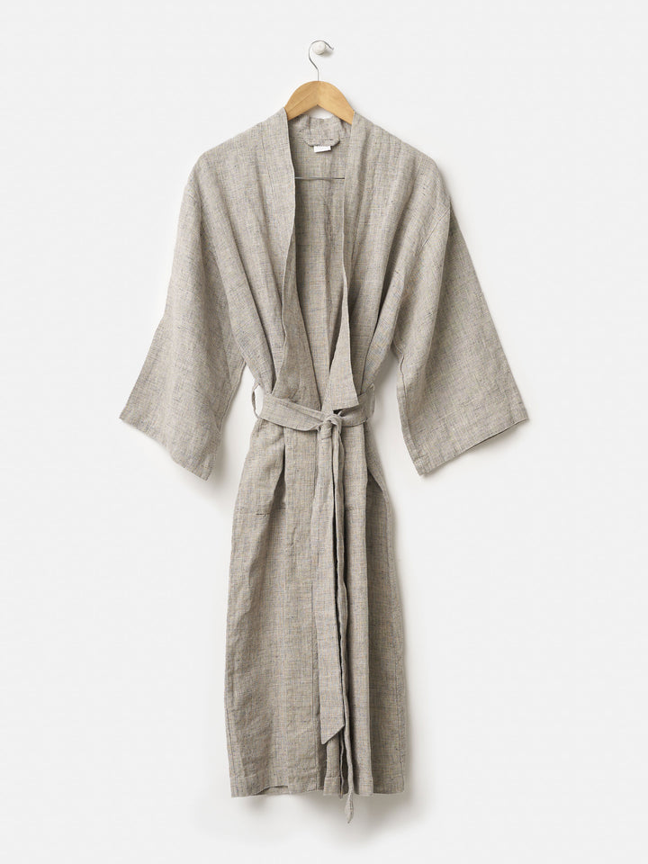 Chambray Linen Robe