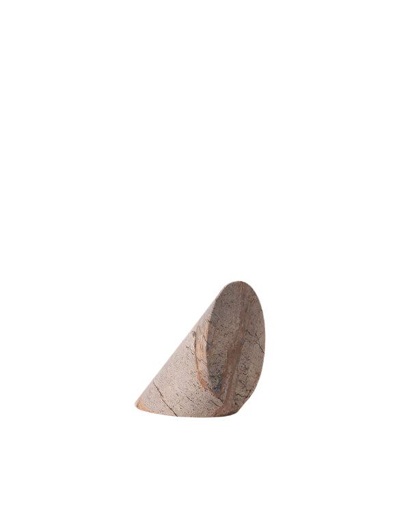 Geo Marble Wedge- Froest Brown