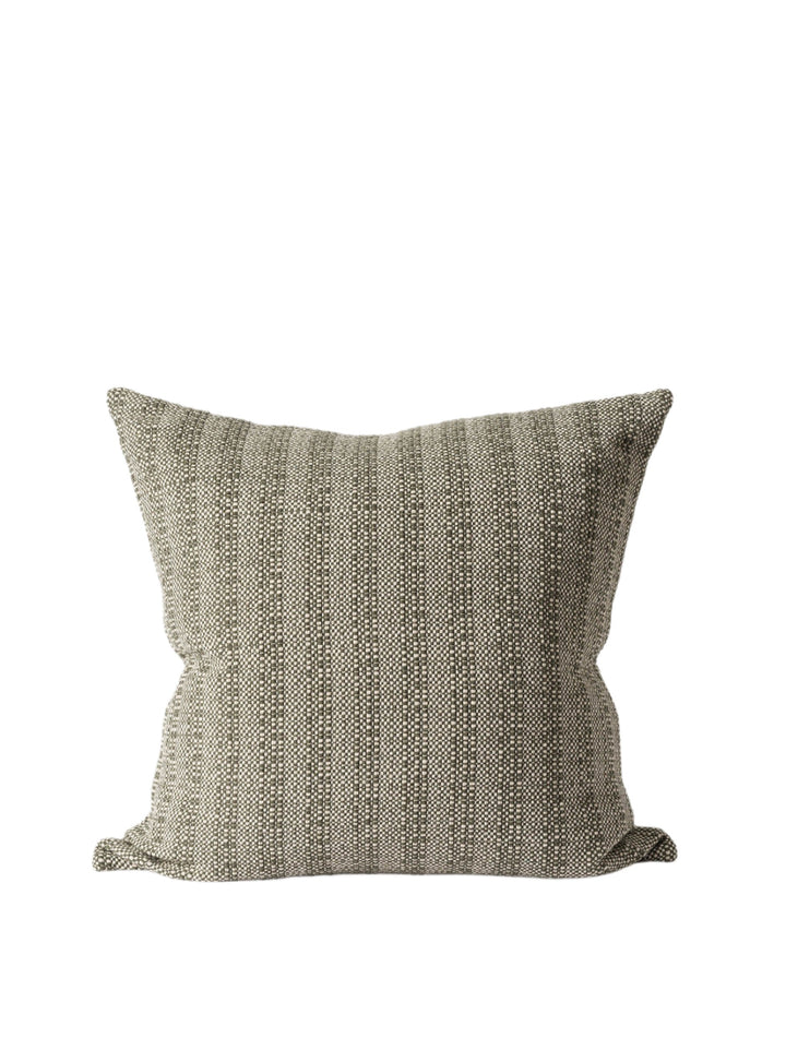 Citta Basketweave Cushion in Kale/Natural