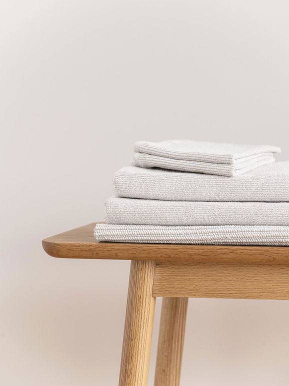 Ribbed Towel Range - White