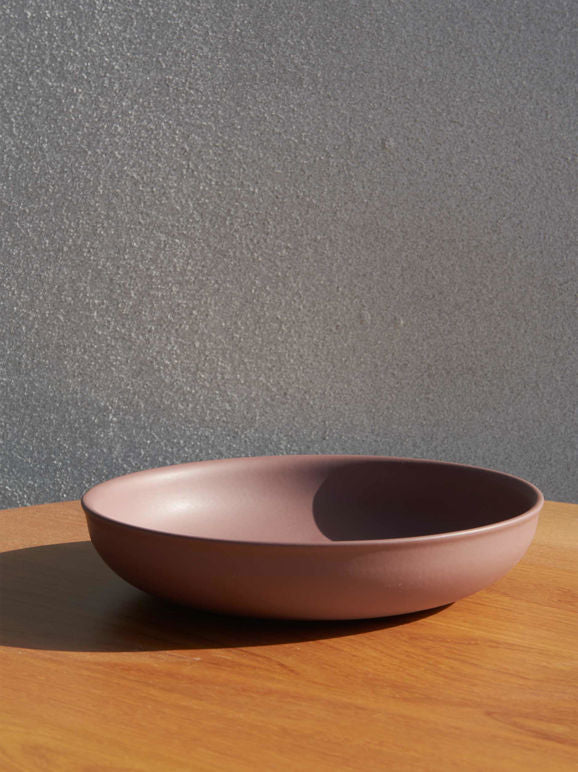 Halo Serving Bowl - Low Small Plum