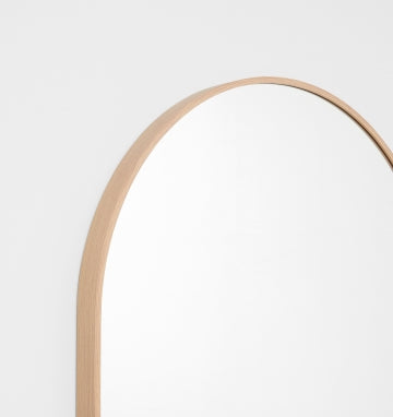 Simplicity Arch Oak Mirror