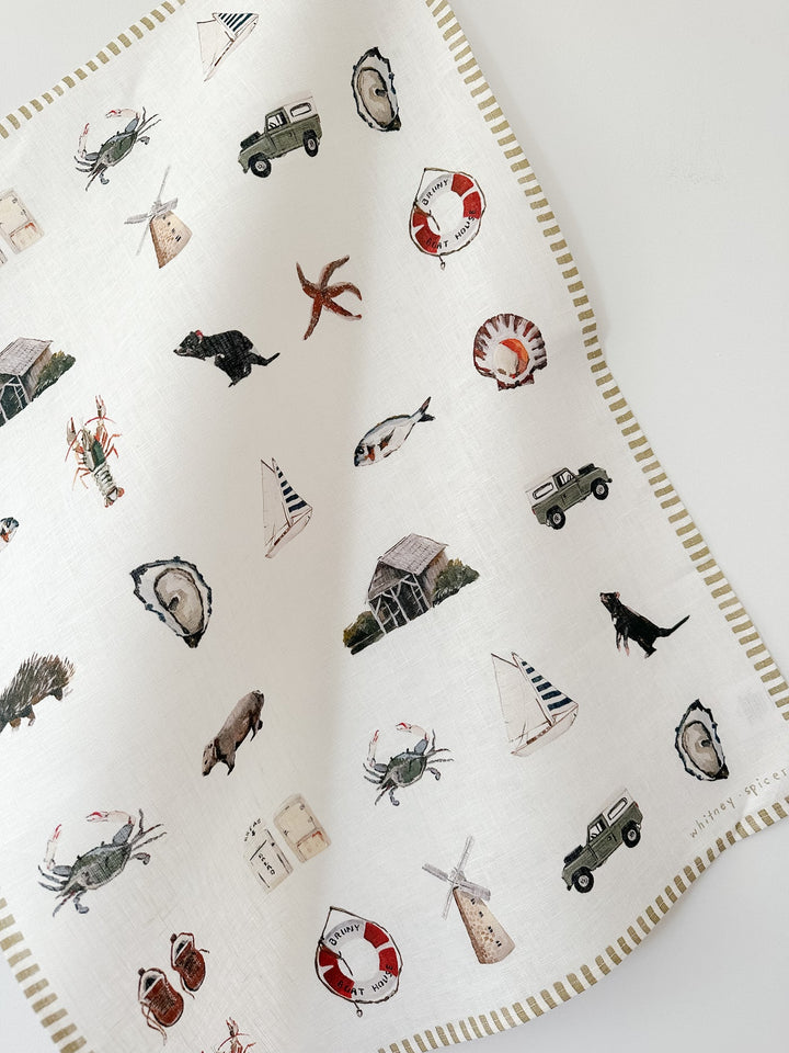 Tasmania Linen Tea Towel