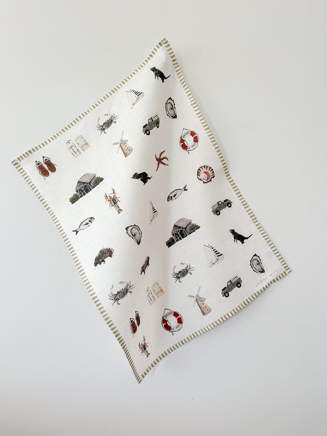 Tasmania Linen Tea Towel