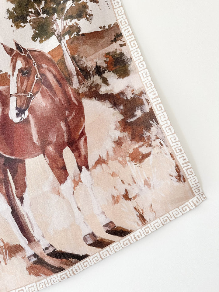 The Horse Linen Tea Towel