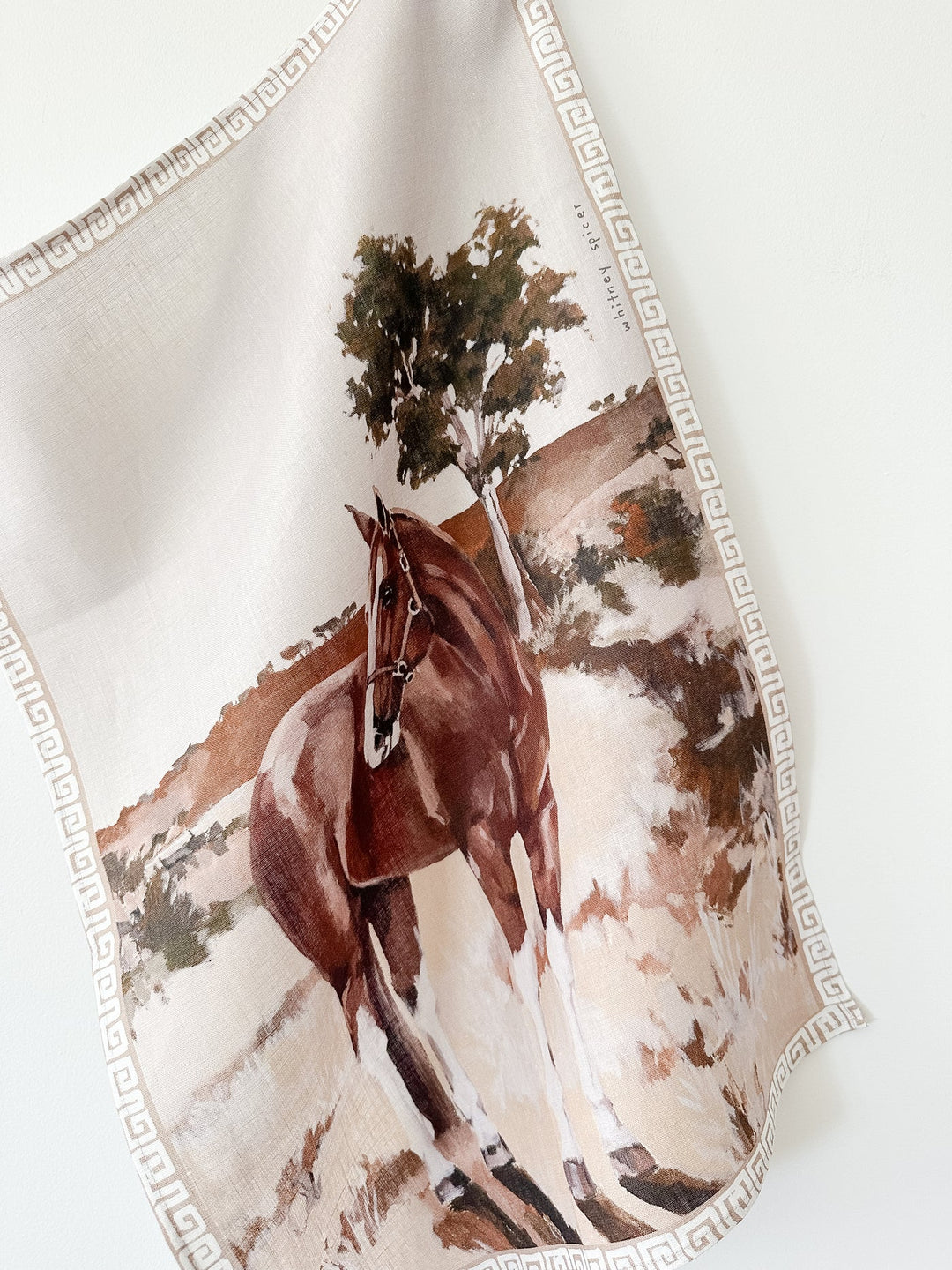 The Horse Linen Tea Towel