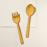 Alder Enamel Salad Servers
