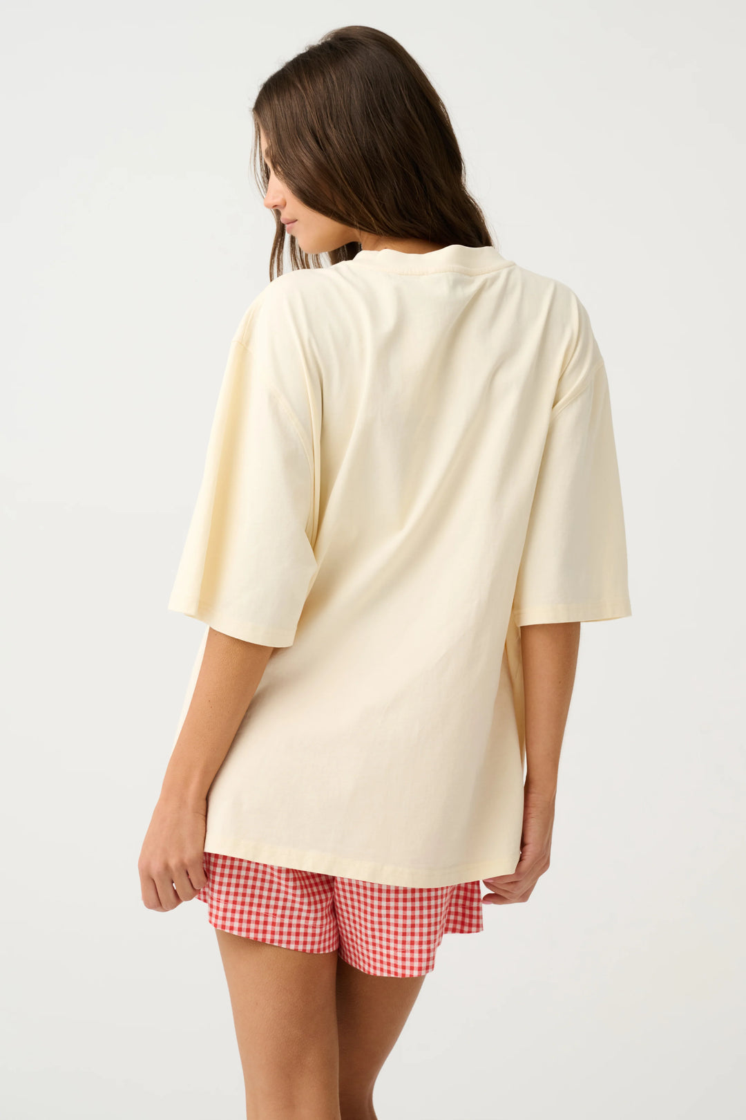 Jeana Tee - Buttermilk Leopard