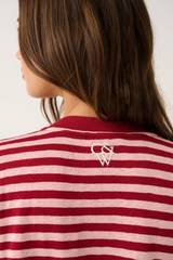 Harley Long Sleeve- Plum Stripe