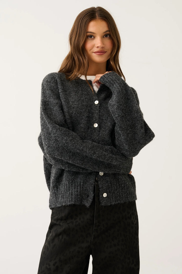 Aurora Cardi- Charcoal