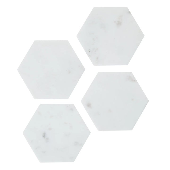 Harris Marble Coasters 4pcs Set White