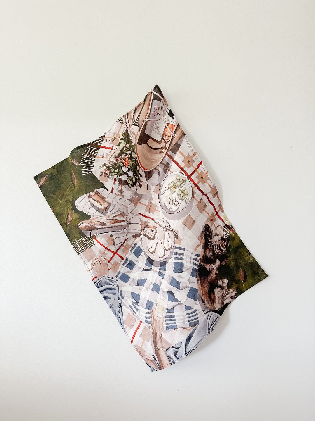 You & Me Girl  Linen Tea Towel
