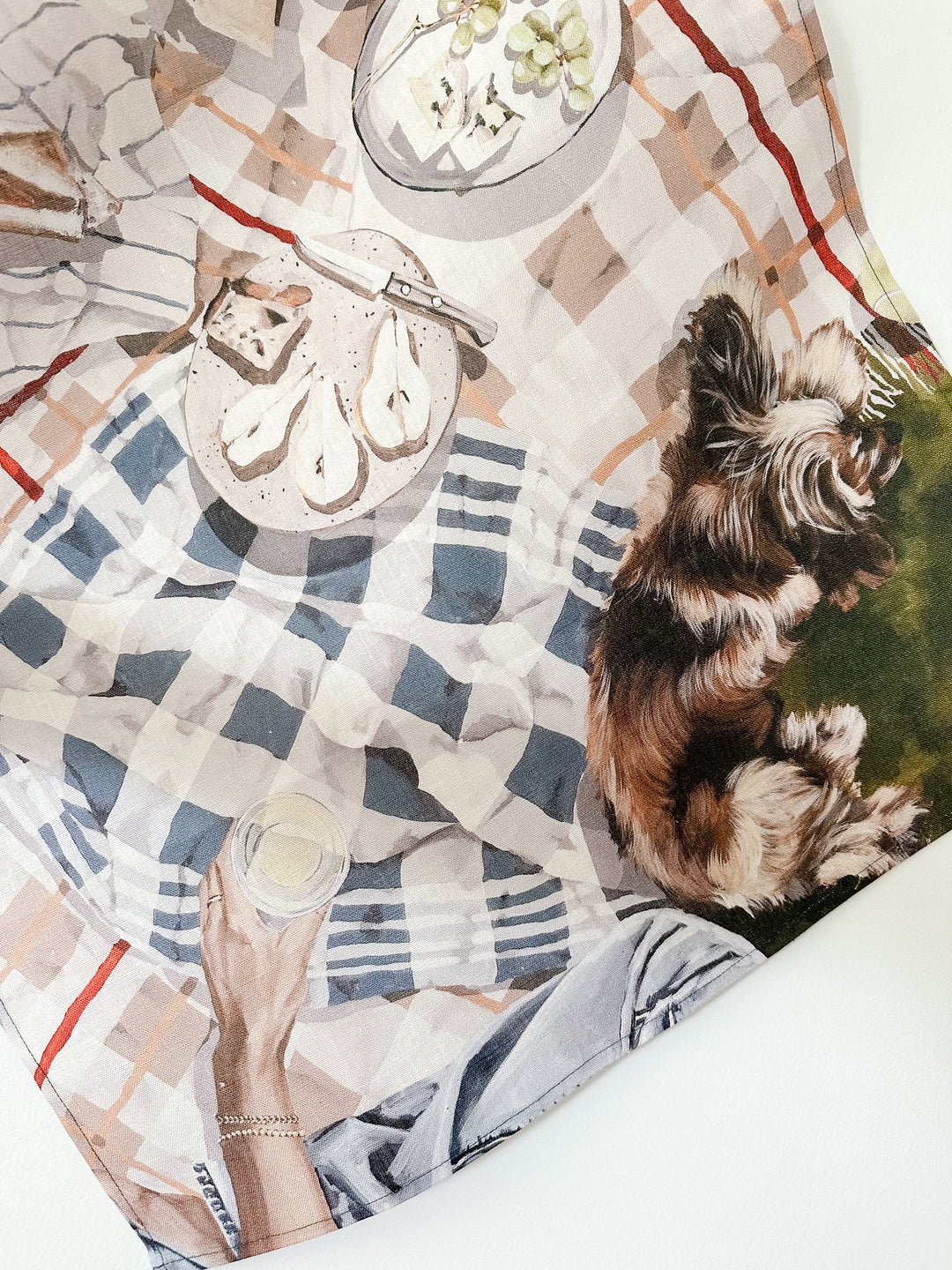 You & Me Girl  Linen Tea Towel
